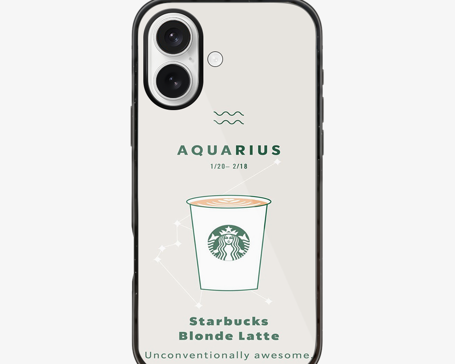 Aqaurius | Starbucks iPhone 16 Case