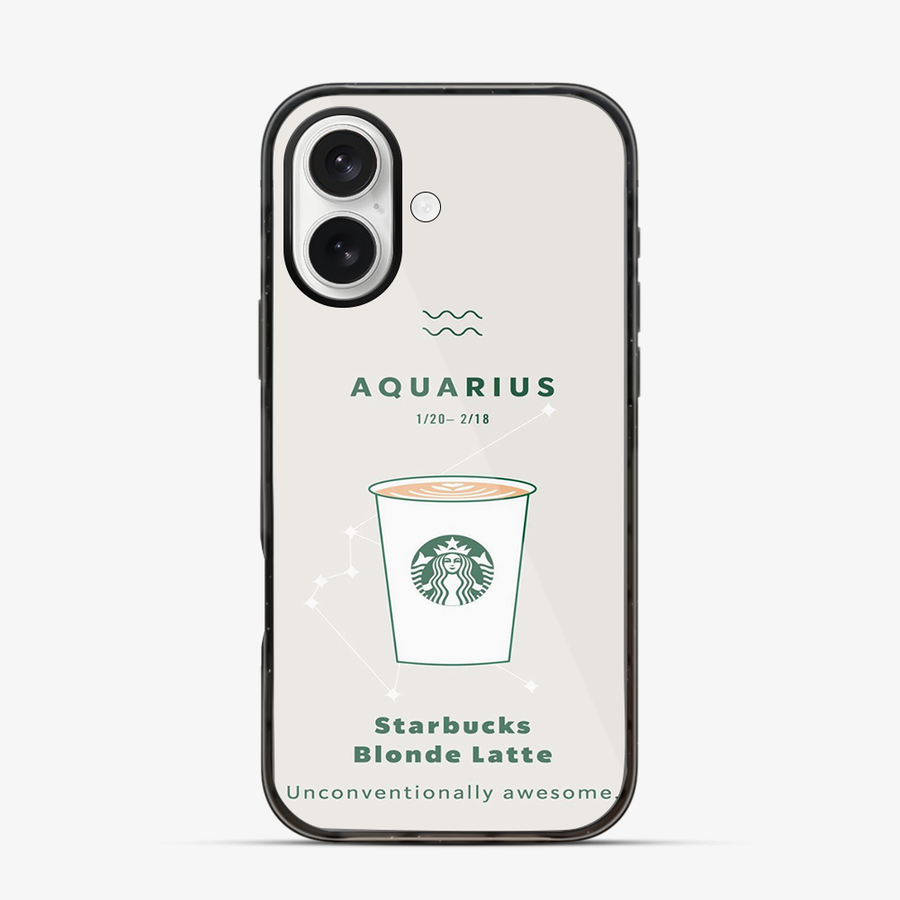 Aqaurius | Starbucks iPhone 16 Case