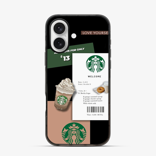 Starbucks Love Yourself iPhone 16 Case