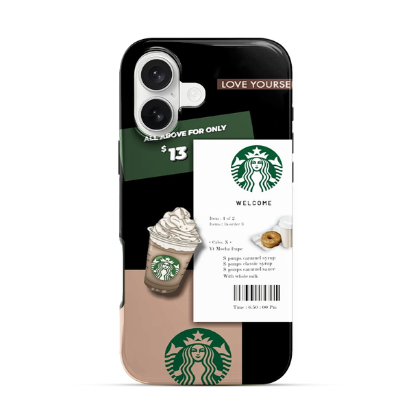 Starbucks Love Yourself iPhone 16 Case