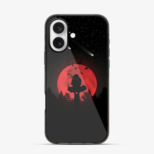 Anime Itachi Over a Moon iPhone 16 Case