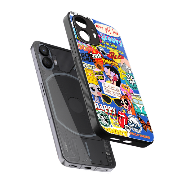 Classic Collage Aesthetic Phone Case for Nothing Phone 2 | Glass Case