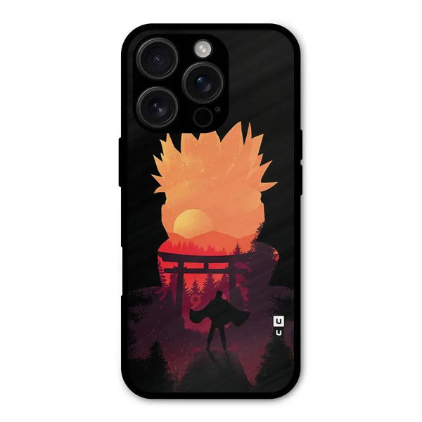 Naruto Anime Sunset Art Shockproof Hybrid Protection (Metal + TPU) Back Case Cover
