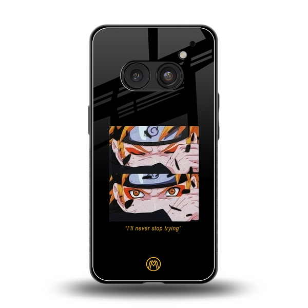 Naruto Motivation Anime Phone Case for Nothing Phone 2A| Glass Case