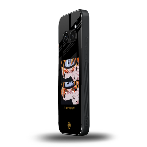 Naruto Motivation Anime Phone Case for Nothing Phone 2A| Glass Case