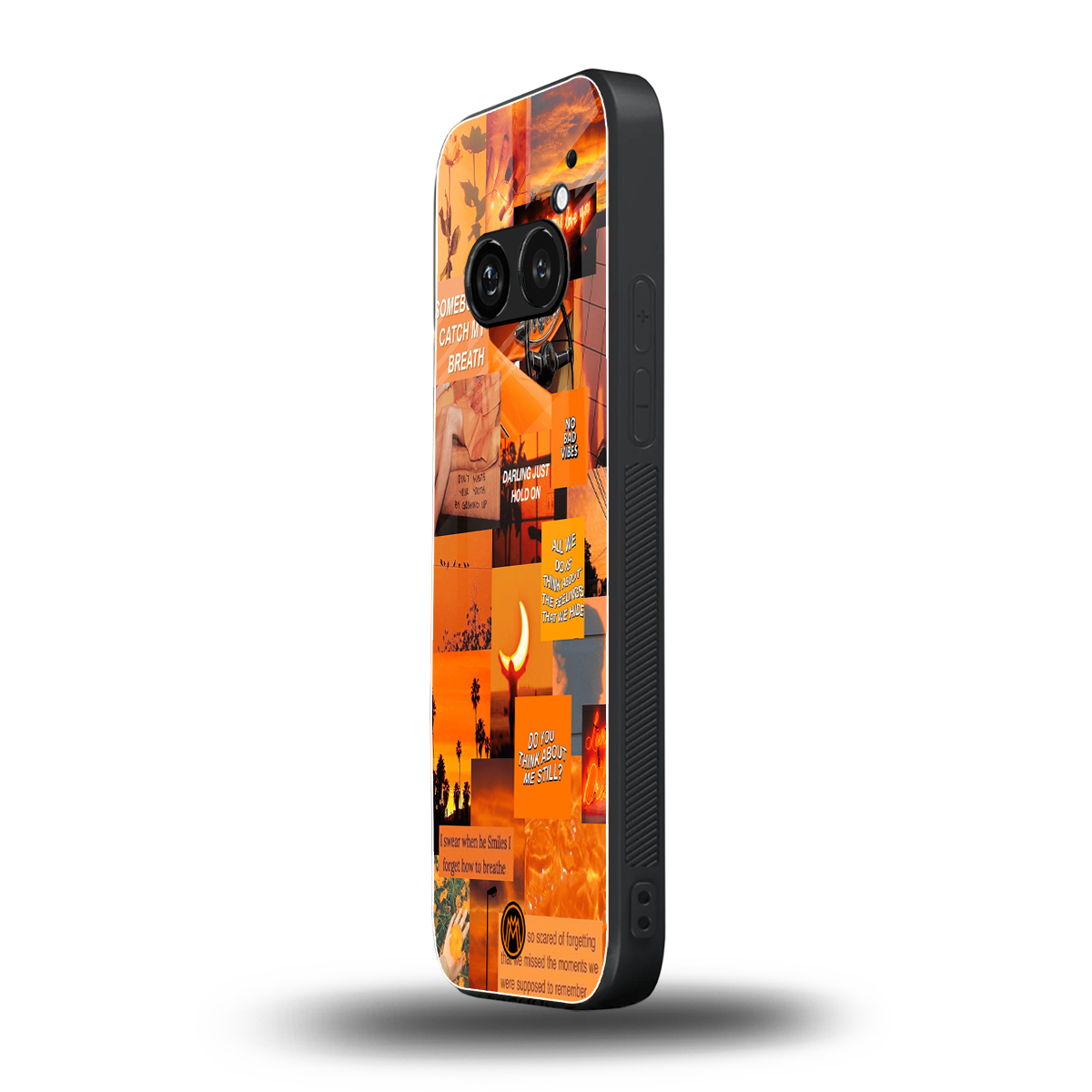 Orange Aesthetic Phone Case for Nothing Phone 2A| Glass Case