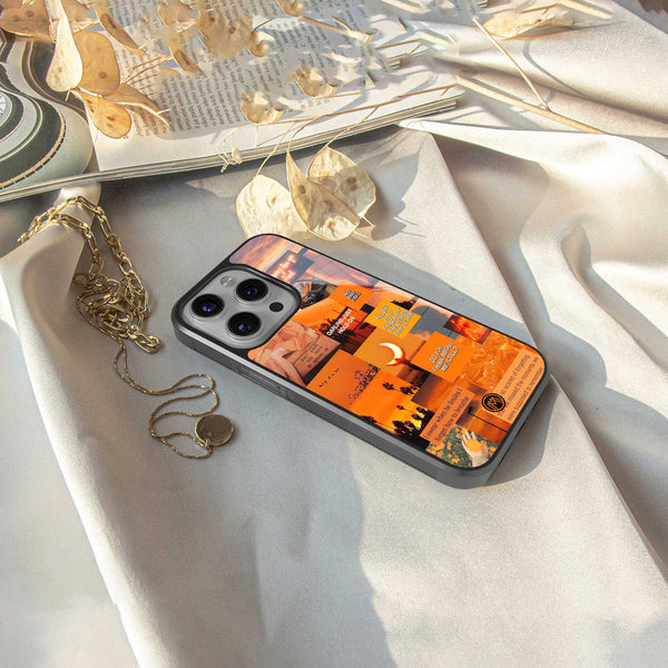 Orange Aesthetic Phone Case for Nothing Phone 2A| Glass Case