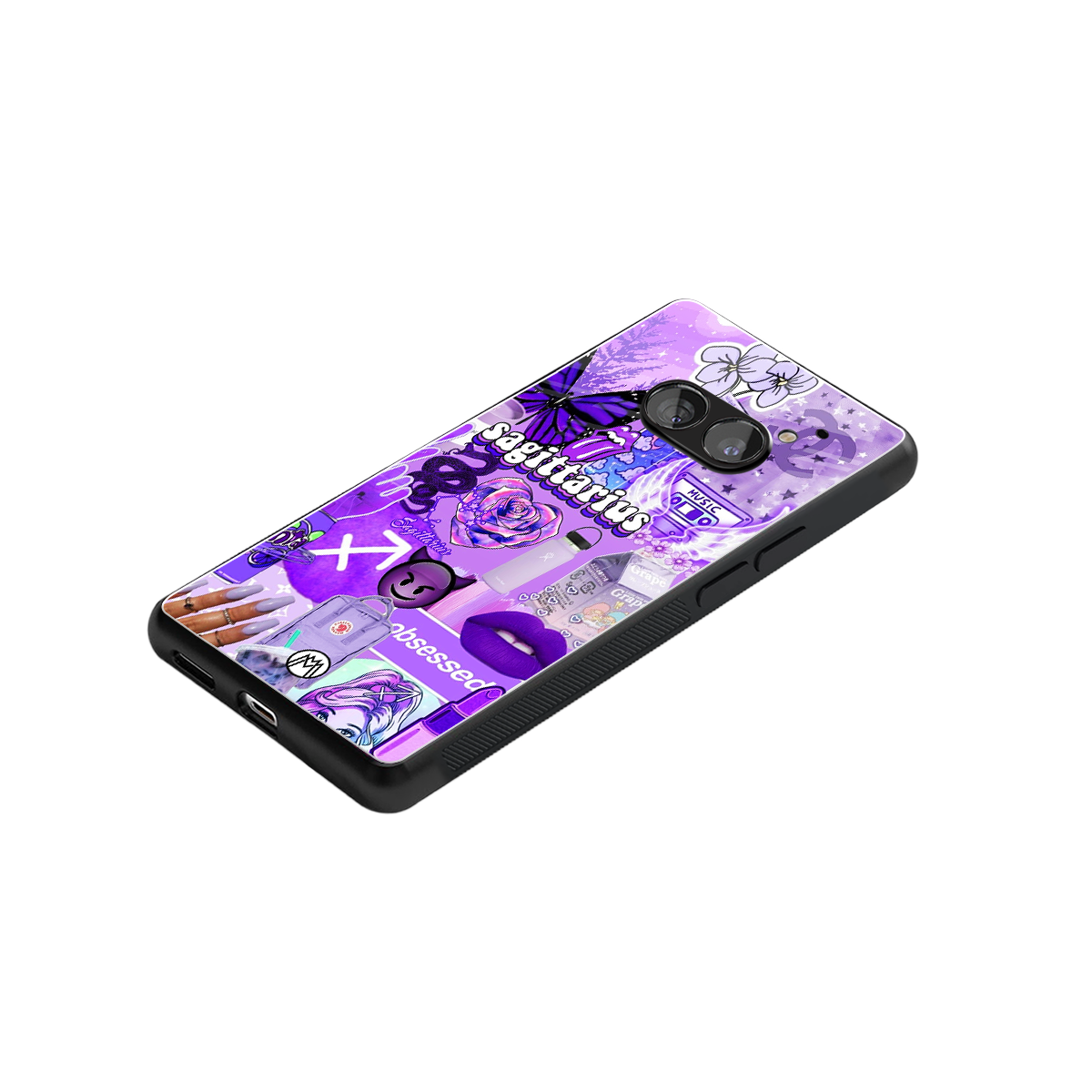 Sagittarius Aesthetic Collage Phone Case for Nothing Phone 2A| Glass Case