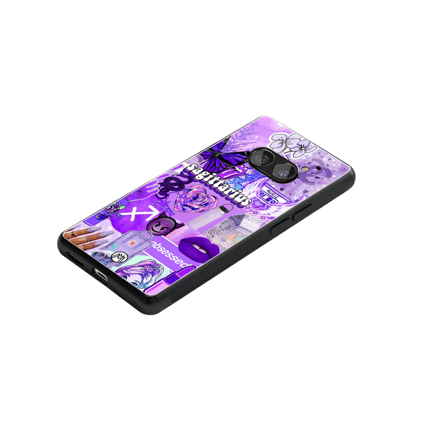 Sagittarius Aesthetic Collage Phone Case for Nothing Phone 2A| Glass Case