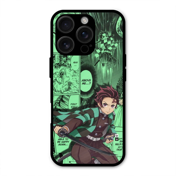 Tanjiro Manga Shockproof Hybrid Protection (Metal + TPU) Back Case Cover