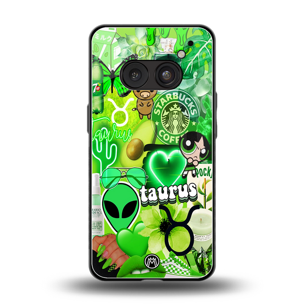 Taurus Aesthetic Collage Phone Case for Nothing Phone 2A| Glass Case