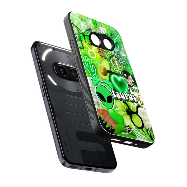 Taurus Aesthetic Collage Phone Case for Nothing Phone 2A| Glass Case
