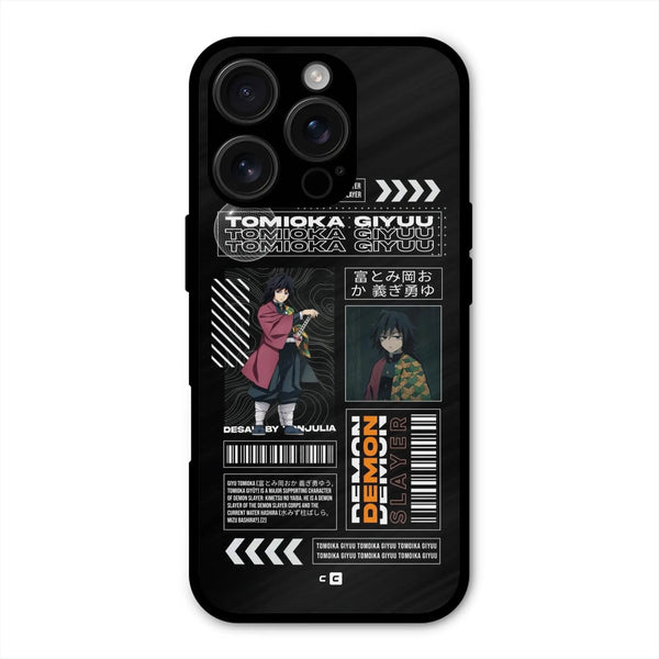 Tomioka Giyu Shockproof Hybrid Protection (Metal + TPU) Back Case Cover