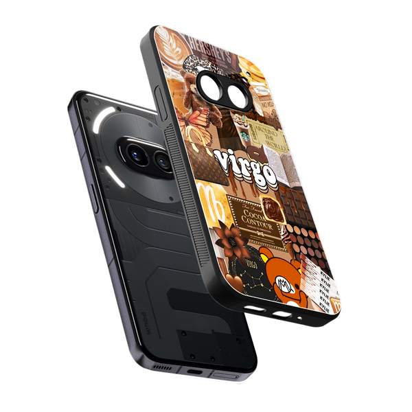 Virgo Aesthetic Collage Phone Case for Nothing Phone 2A| Glass Case