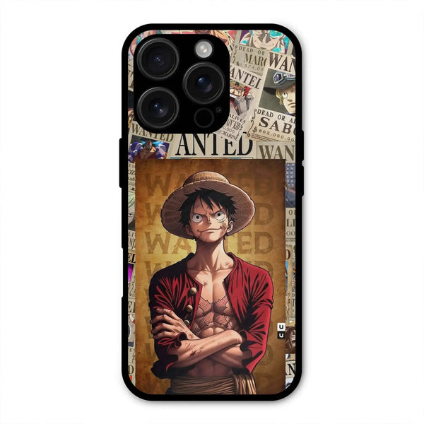 Wanted Luffy Shockproof Hybrid Protection (Metal + TPU) Back Case Cover (Copy)