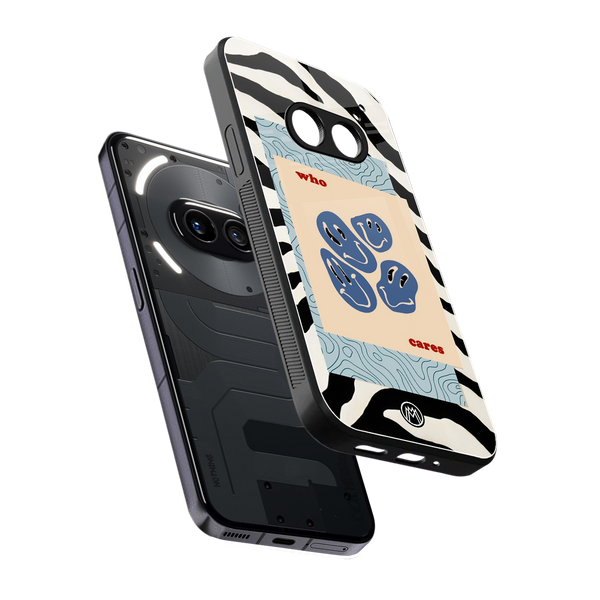 Who Cares Phone Case for Nothing Phone 2A| Glass Case