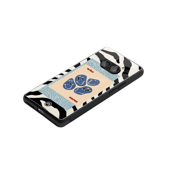 Who Cares Phone Case for Nothing Phone 2A| Glass Case
