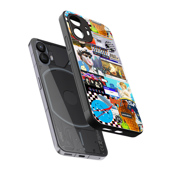 Y2K Collage Aesthetic Phone Case for Nothing Phone 2 | Glass Case