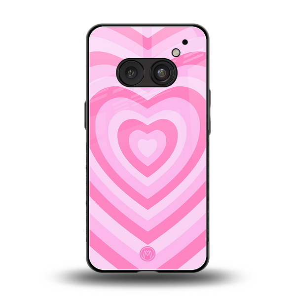 Y2K Pink Hearts Aesthetic Phone Case for Nothing Phone 2A| Glass Case