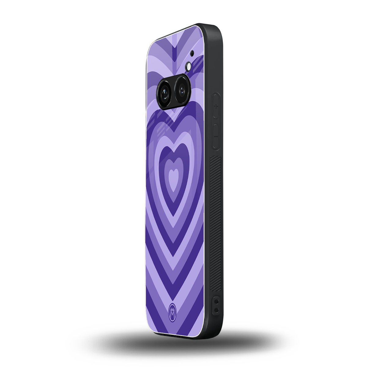 Y2K Purple Hearts Aesthetic Phone Case for Nothing Phone 2A| Glass Case