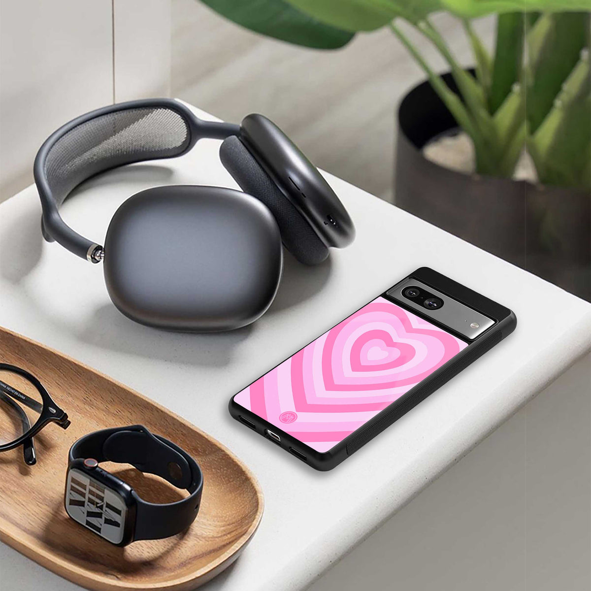 Y2K Pink Hearts Aesthetic Phone Case for Nothing Phone 2A| Glass Case