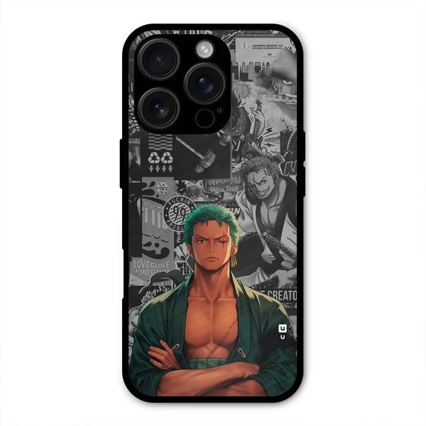 Zoro Manga Shockproof Hybrid Protection (Metal + TPU) Back Case Cover